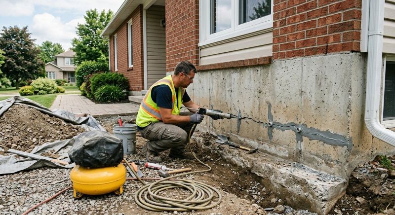 Basement Foundation Repair in Amesbury, MA
