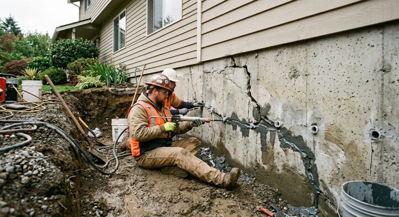 Basement Foundation Repair in Andover, MA