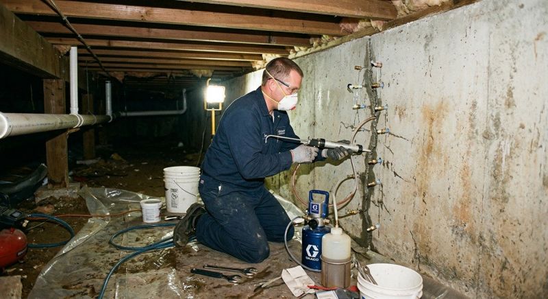 Basement Foundation Repair in Concord, MA