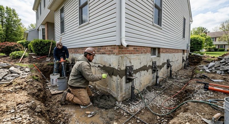Basement Foundation Repair in Pelham, NH
