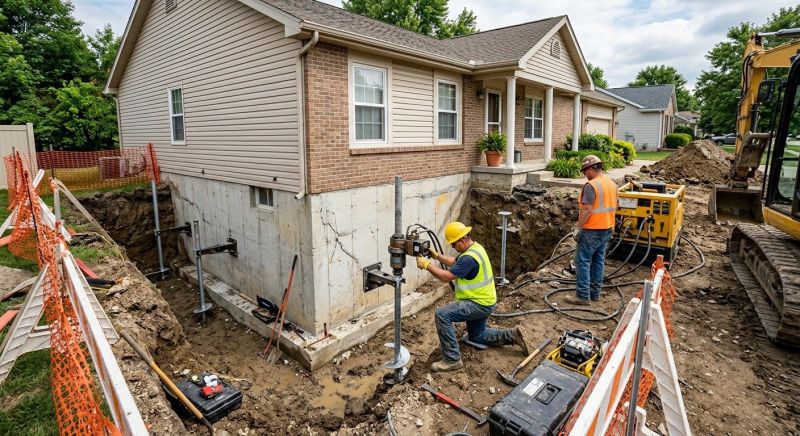 Building Foundation Repair in Boxford, MA