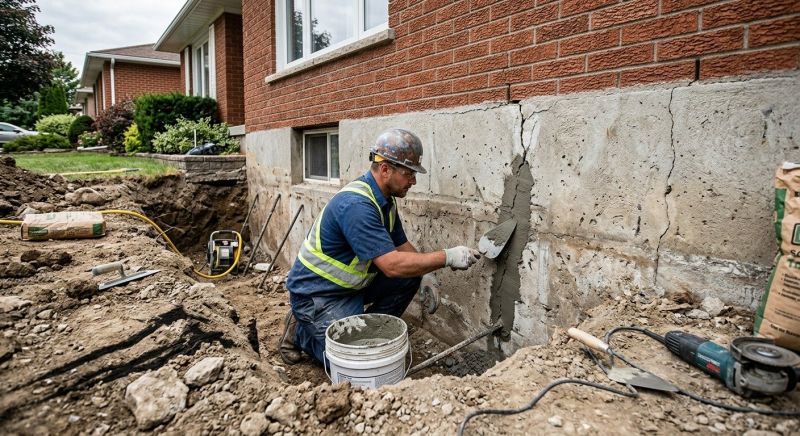 Building Foundation Repair in North Billerica, MA