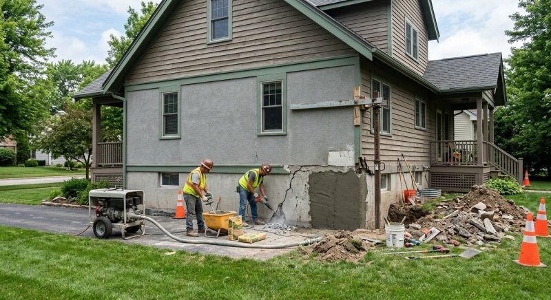 Building Foundation Repair in Sandown, NH