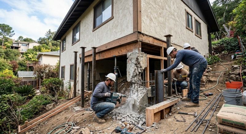 Concrete Foundation Repair in Hooksett, NH