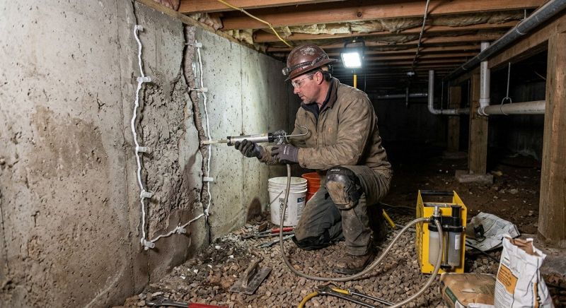 Concrete Foundation Repair in Londonderry, NH