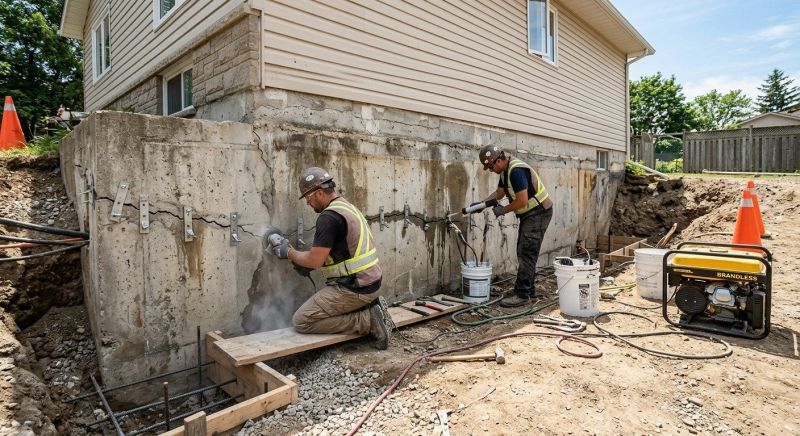 Concrete Foundation Repair in Londonderry, NH