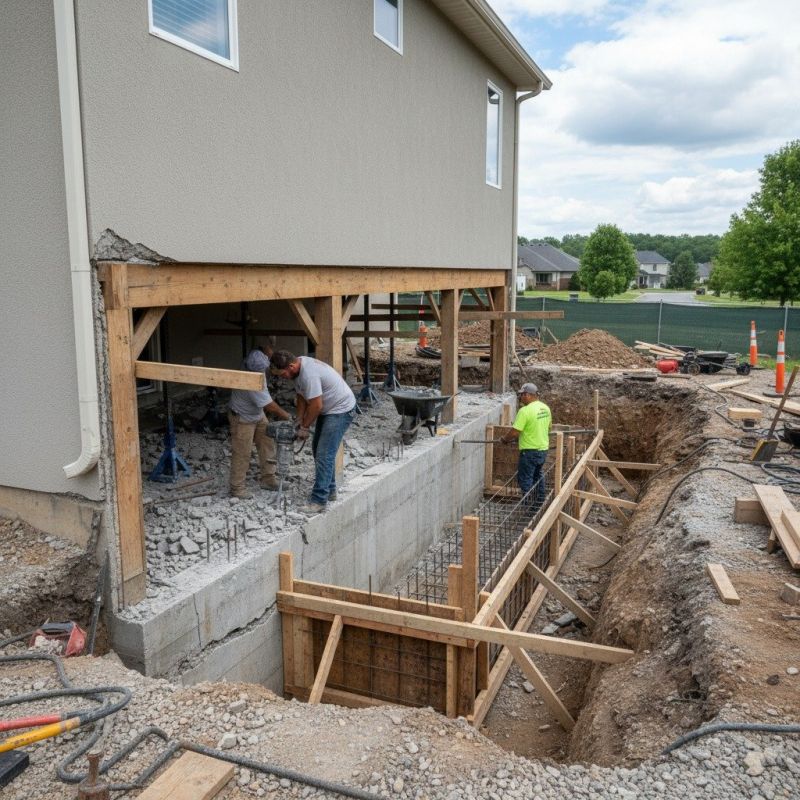 Concrete Foundation Repair in Sandown, NH