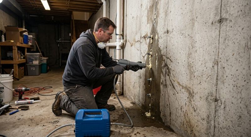 Cracked Foundation Repair in Salem, NH
