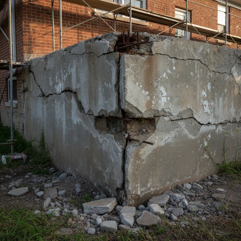 Cracked Foundation Repair in Methuen, MA
