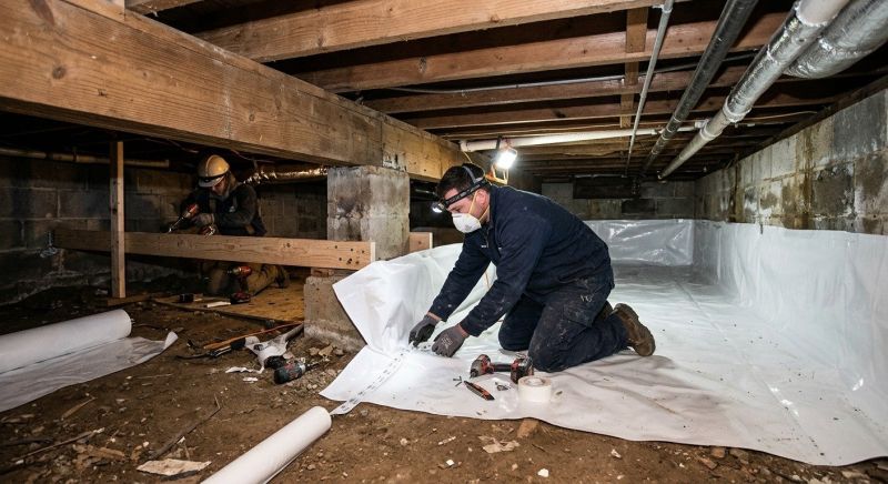 Crawl Space Leveling in Salem, NH