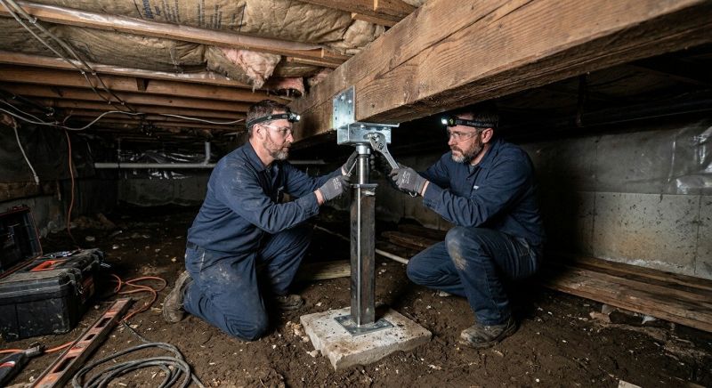 Crawlspace Foundation Repair in Andover, MA