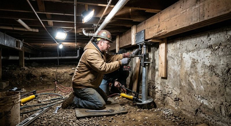 Crawlspace Foundation Repair in Middleton, MA