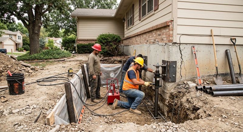 Foundation Damage Repair in North Reading, MA