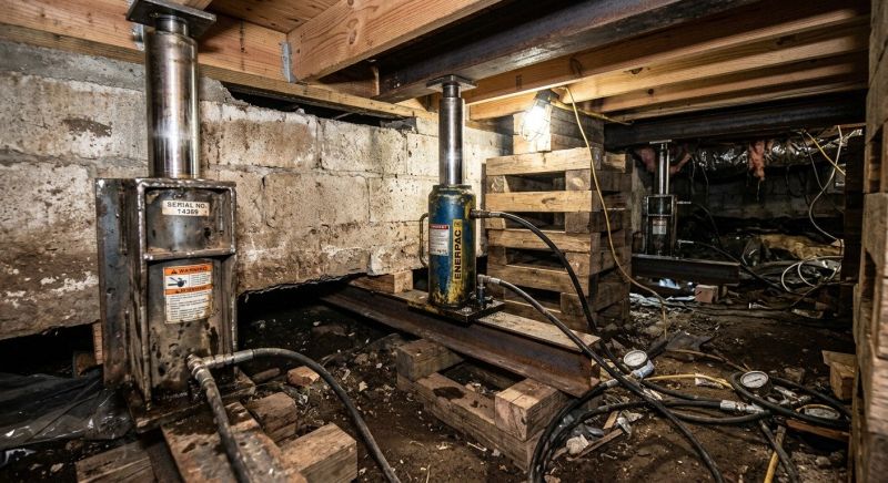 Foundation Jacking in Beverly, MA
