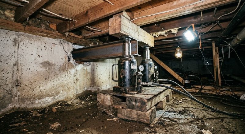 Foundation Jacking in Billerica, MA