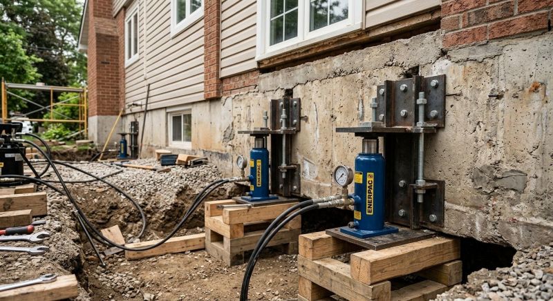 Foundation Jacking in Danville, NH