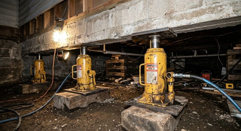 Foundation Jacking in Hampton, NH