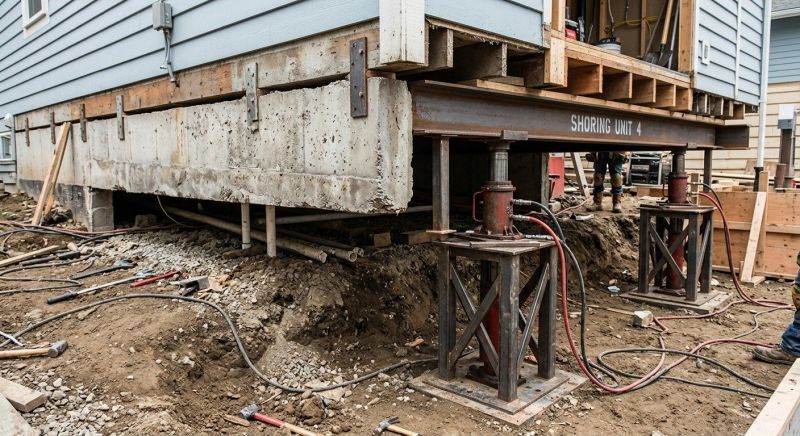 Foundation Jacking in Newmarket, NH