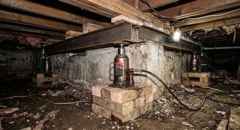 Foundation Jacking in Plaistow, NH