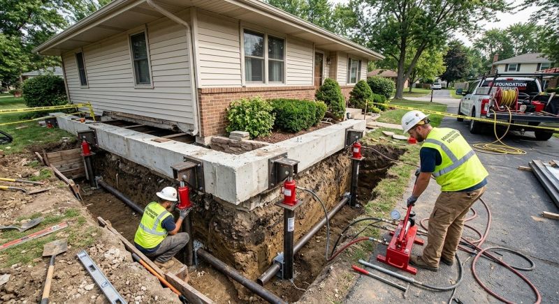 Foundation Jacking in Saugus, MA