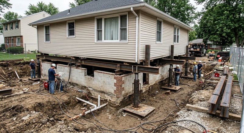 Foundation Lifting in Boxford, MA