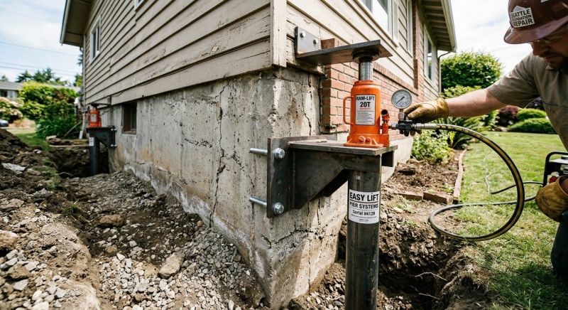 Foundation Lifting in Derry, NH