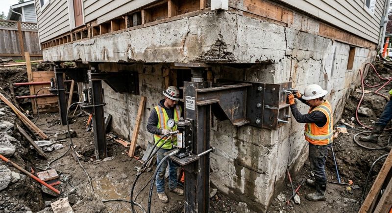 Foundation Lifting in Londonderry, NH