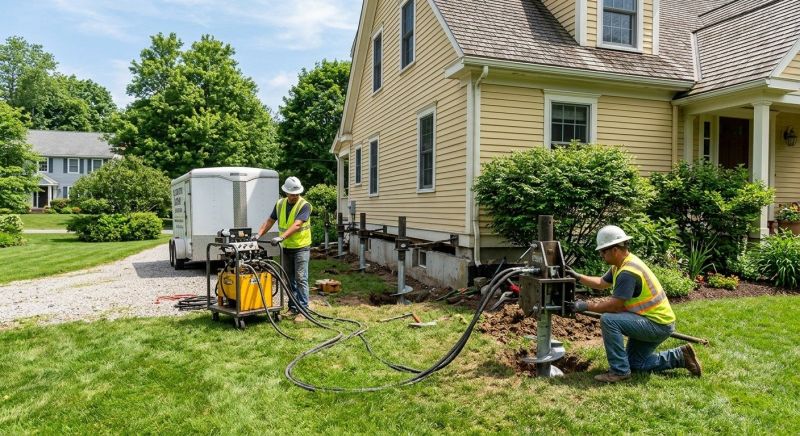 Foundation Lifting in Londonderry, NH