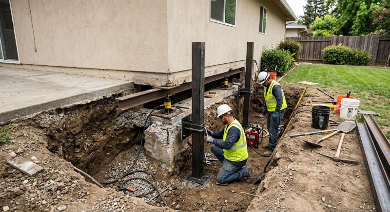 Foundation Pier Repair in Salem, NH