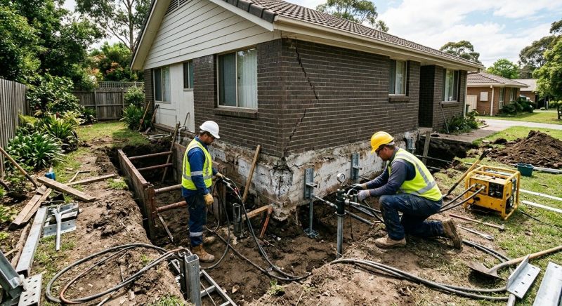 Foundation Stabilizing in Andover, MA