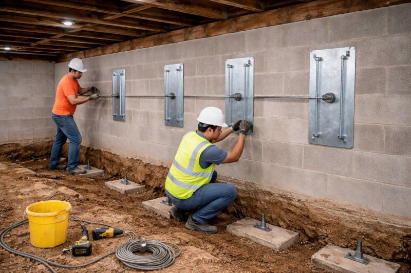 Foundation Stabilizing in Georgetown, MA
