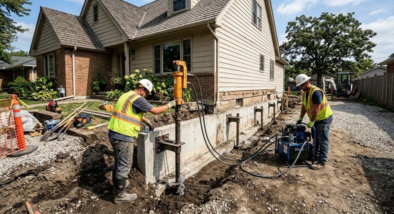 Foundation Stabilizing in Salem, NH