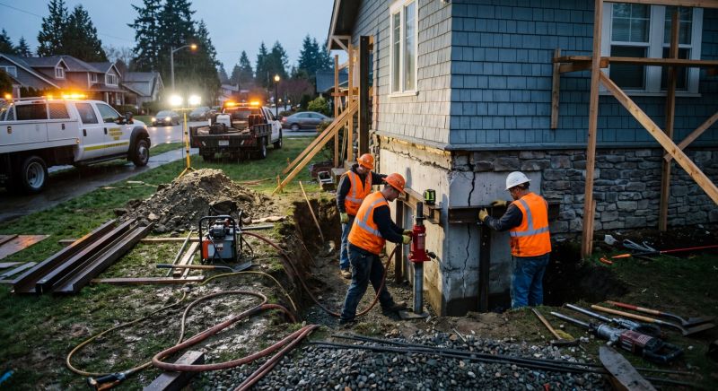 Foundation Stabilizing in Salem, NH