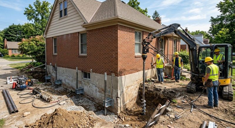 Foundation Stabilizing in Lowell, MA