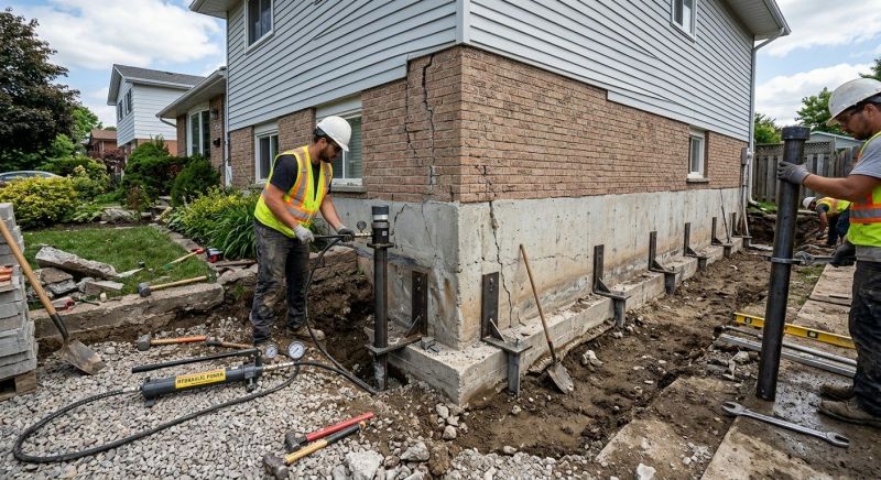 Foundation Stabilizing in North Hampton, NH