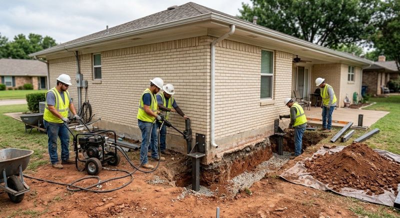 Foundation Stabilizing in Reading, MA