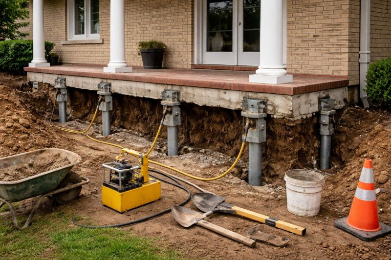 Foundation Stabilizing in Westford, MA