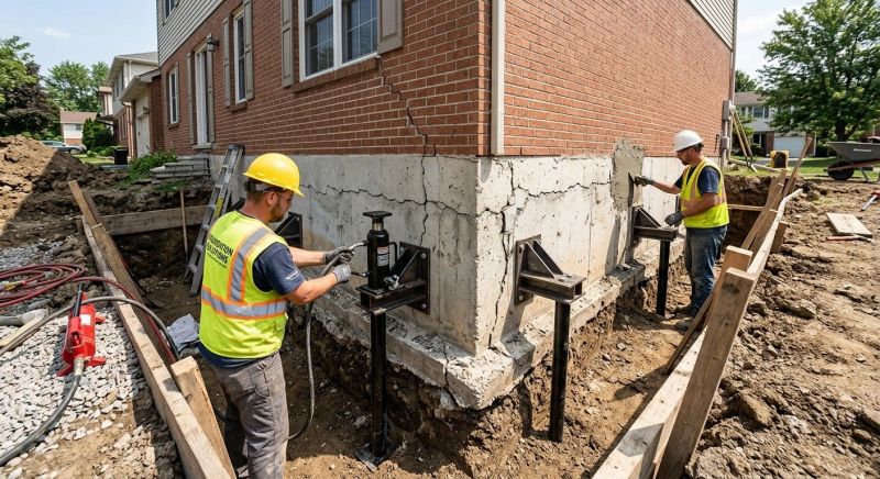 Foundation Structural Repair in North Andover, MA