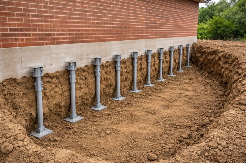 Helical Piers Installation in Salem, NH