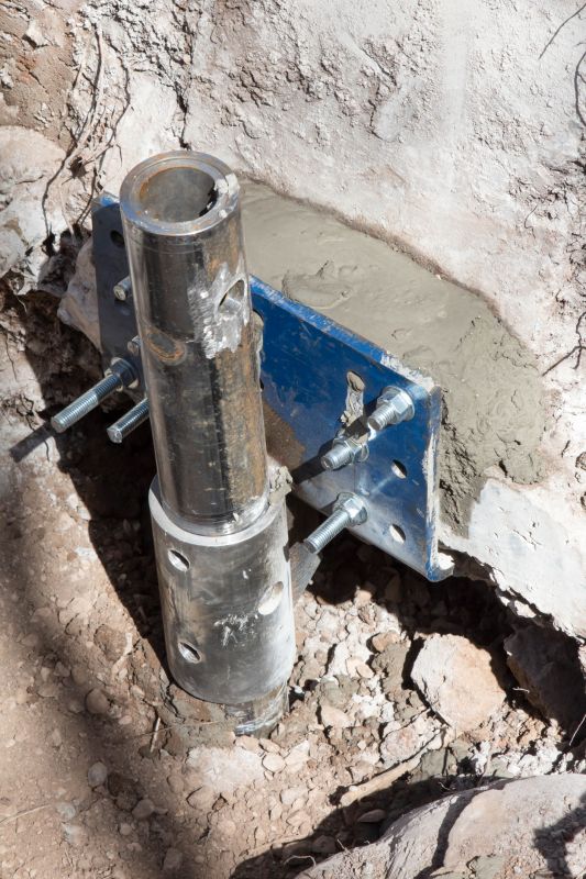 Helical Piers Installation in Salem, NH