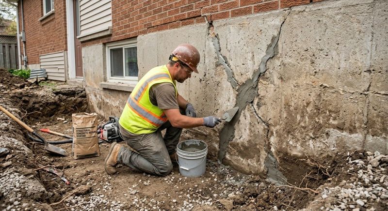Home Foundation Repair in Tewksbury, MA