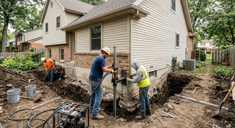 Home Foundation Repair in Westford, MA