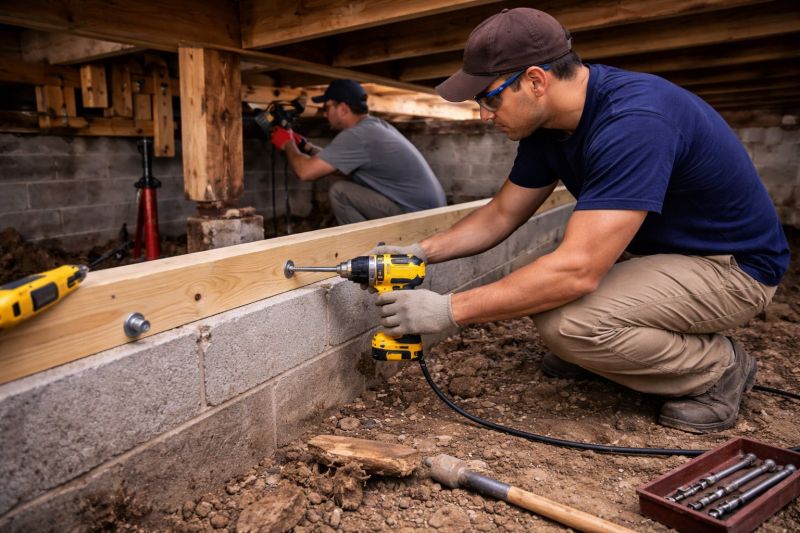House Foundation Repair in Burlington, MA