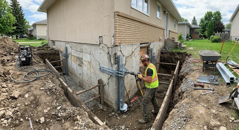 House Foundation Repair in North Billerica, MA