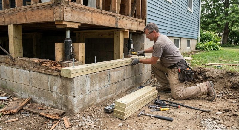 House Foundation Repair in Rockingham County, NH