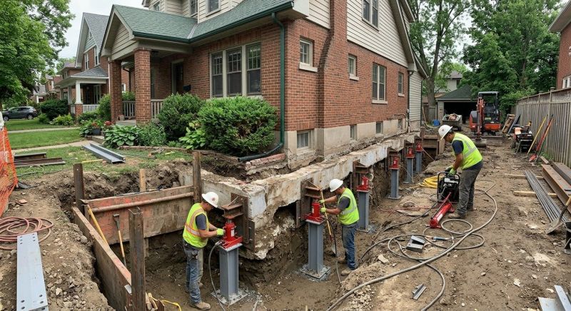 House Underpinning in Salem, NH