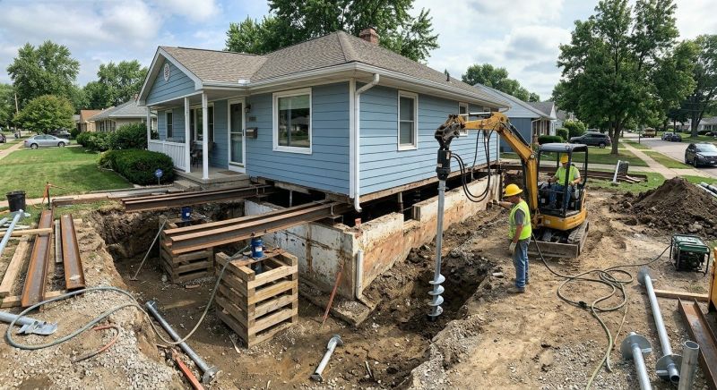 House Underpinning in Salem, NH