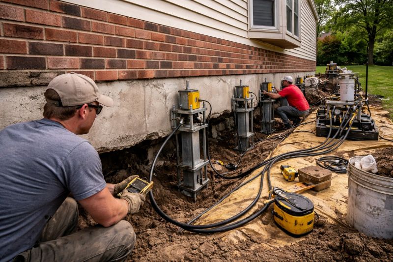 Settling Foundation Service in Seabrook, NH