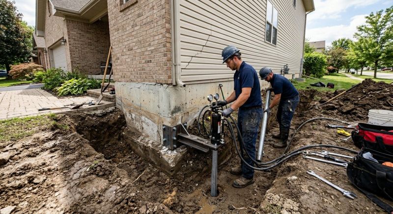 Settling Foundation Service in Tewksbury, MA