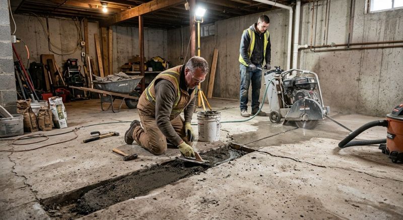 Slab Foundation Repair in Salem, NH